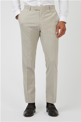 Stone Twill Tailored Fit Trouser