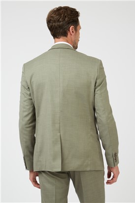  Slim Fit Khaki Green Suit Jacket