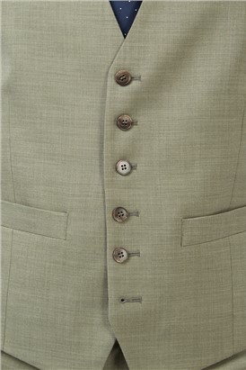 Mid Khaki Waistcoat