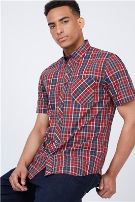   Long Sleeve Soft Laundered Tartan Check Shirt