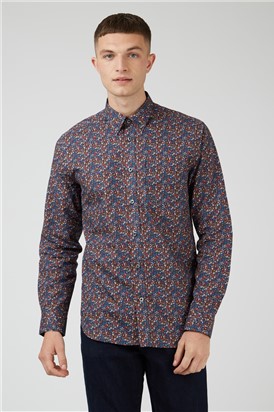  Long Sleeve Multi Floral Shirt