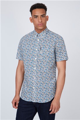  Short Sleeve Multi Colour Floral Shirt