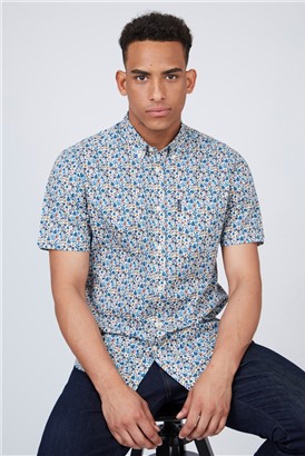  Short Sleeve Multi Colour Floral Shirt