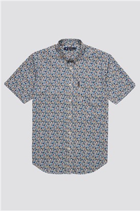  Short Sleeve Multi Colour Floral Shirt