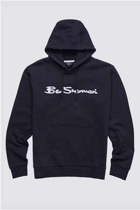  Large Logo Flocked Hoodie