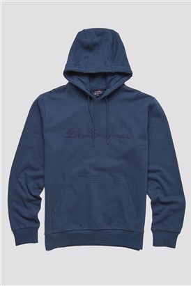  Large Logo Flocked Hoodie