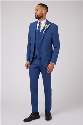  Slim Blue Waistcoat