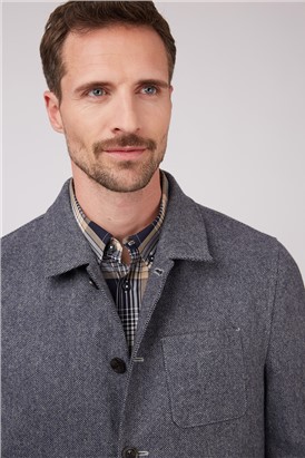  Blue Oxford Chore Jacket