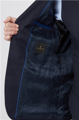  Plain Navy Twill Soho Suit Waistcoat