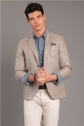  Slim Fit Beige Blazer