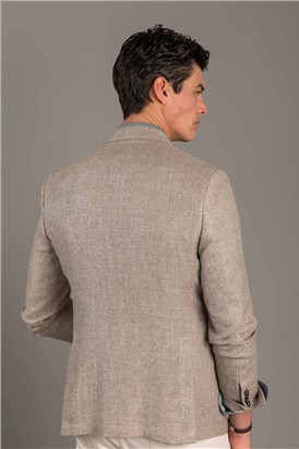  Slim Fit Beige Blazer