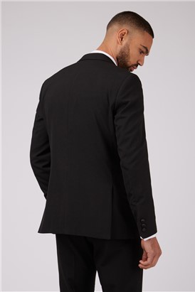  Black Notch Lapel Tailored Fit Tuxedo Jacket