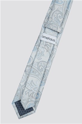  Silver Paisley Tie