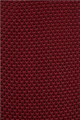  Burgundy Knitted Tie