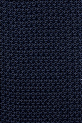  Navy Knitted Tie