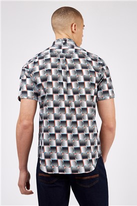  Short Sleeve Archive Print Shirt