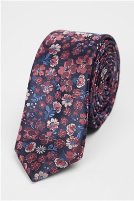  Slim Floral Tie