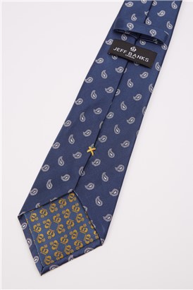  Navy Paisley Tie