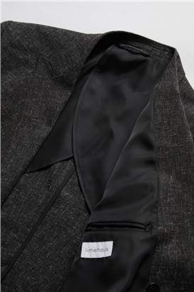  Charcoal Peak Double Breasted Blazer