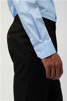  Slim Fit Blue Stretch Shirt