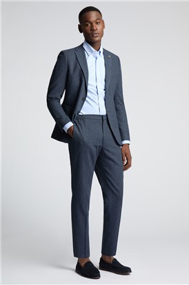  Slim Fit Byers Airforce Blue Flannel Suit