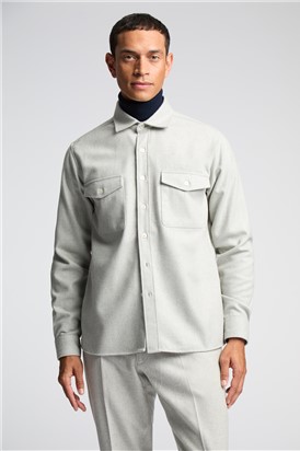  Grey Flannel Long Sleeve Overshirt