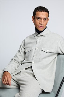  Grey Flannel Long Sleeve Overshirt