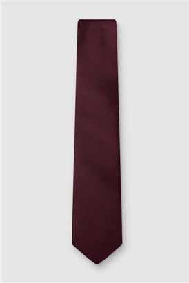  Regular Plain Burgundy Tie