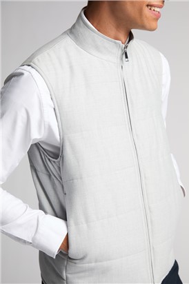  Grey Zip Through Gilet