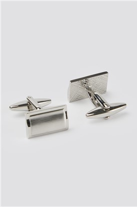  Rectangle Curved Cufflinks