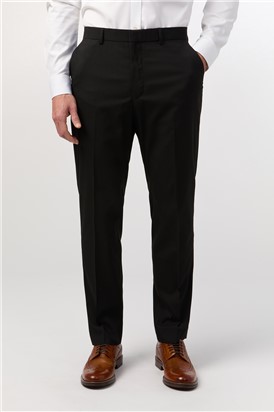  Regular Fit Black Stretch Suit
