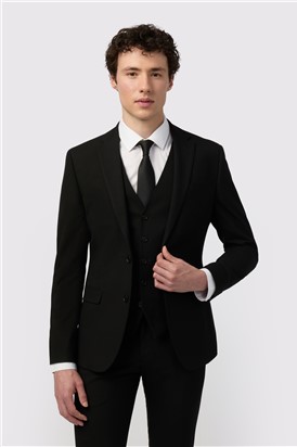  Skinny Fit Black Stretch Trousers