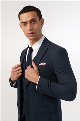  Slim Fit Navy Stretch Suit