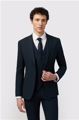  Skinny Fit Navy Stretch Suit