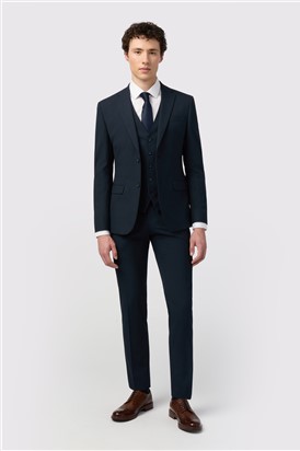  Skinny Fit Navy Stretch Suit
