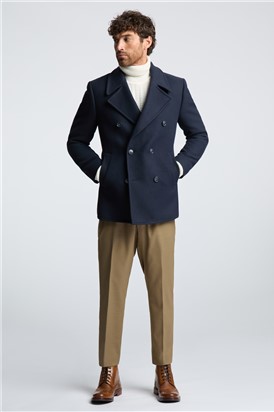  Slim Fit Navy Peacoat