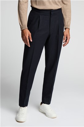  Relaxed Wool Blend Flannel Trousers