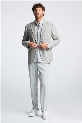  Grey Subtle Check Blazer