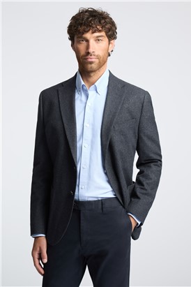  Navy Checked Blazer