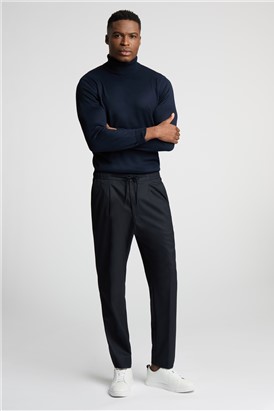  Navy Drawstring Trousers