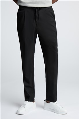  Black Drawstring Trousers