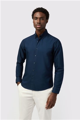  Navy Oxford Shirt