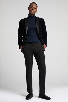  Slim Fit Navy Velvet Dresswear Suit