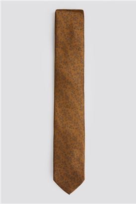  Bronze Winter Floral Tie