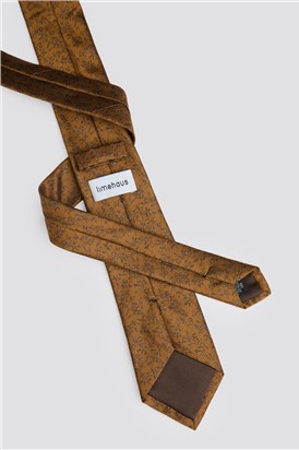  Bronze Winter Floral Tie