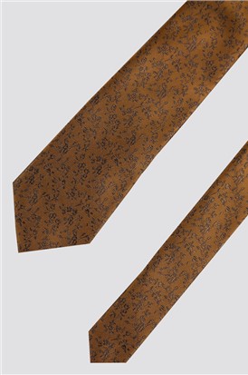  Rust Mini Floral Tie