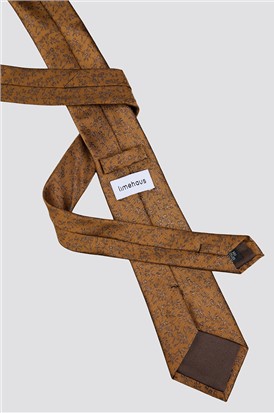  Rust Mini Floral Tie