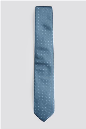  Blue Pindot Tie