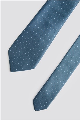  Blue Pindot Tie