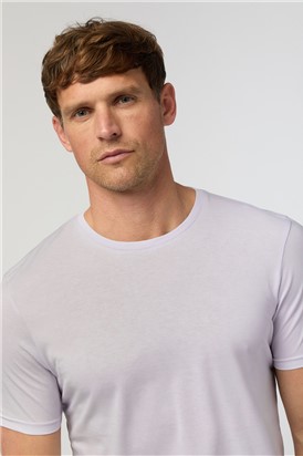  Lilac Crew Neck T-Shirt